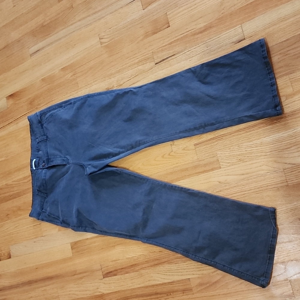 Maurices Stretchy Grey Pants 18 w plus bootcut jeans